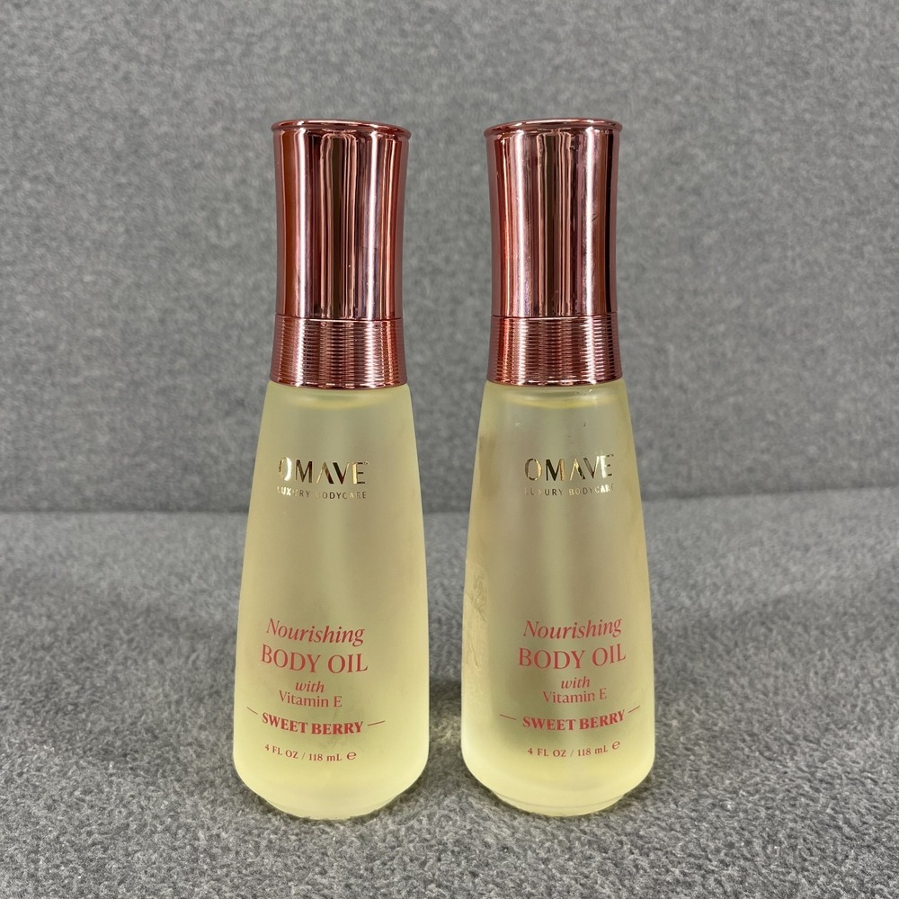 2x Omave Nourishing Body Oil SWEET BERRY with Vitamin‎ E 4 fl oz